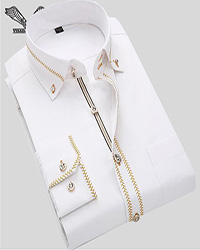Business Popular Design Long solid shirt