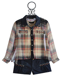 Ladies top-bottom set